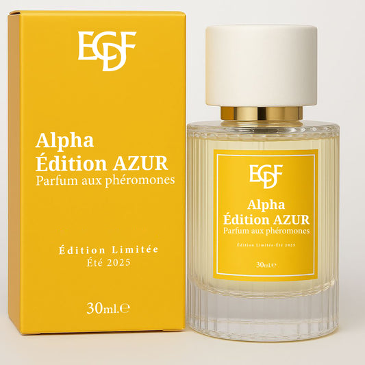 Parfum aux phéromones homme - ALPHA édition AZUR - Été 2025